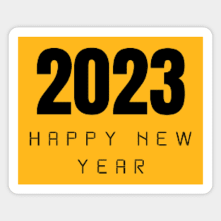 2023 Happy New Year Apparel Sticker